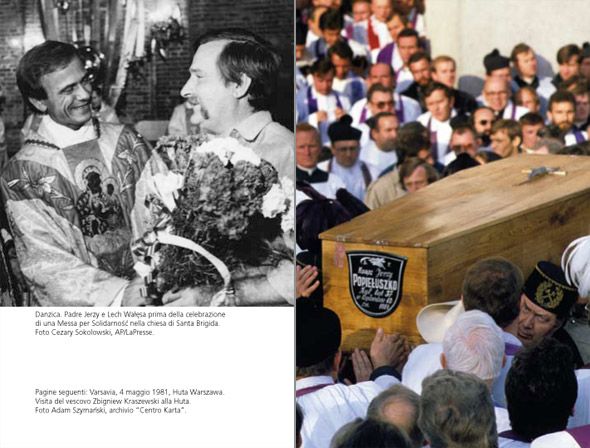 Inserto fotografico di Popiełuszko - Non si può uccidere la speranza